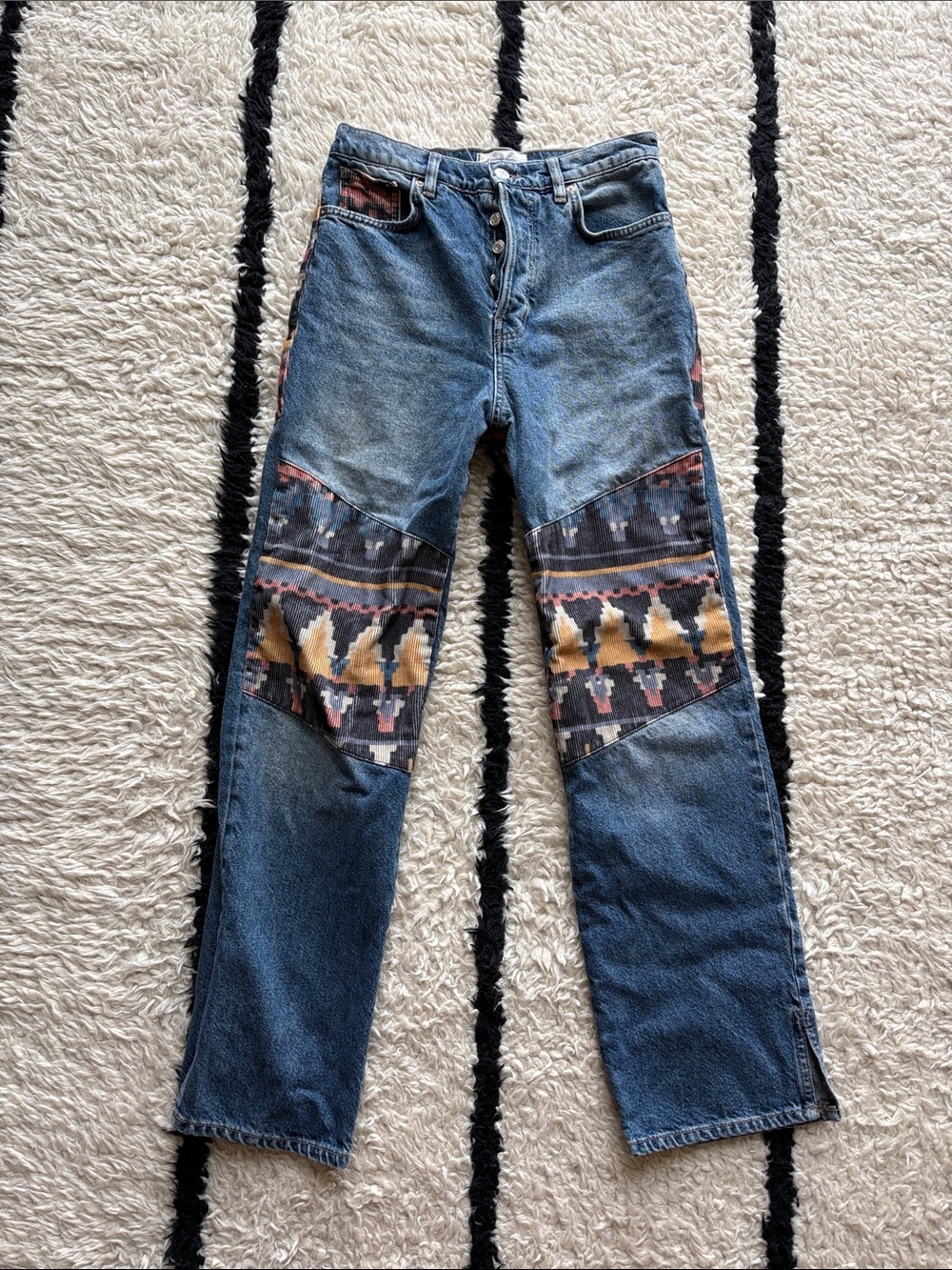 We the Free Rocky Mountain Patchwork Jean - Picture 3 of 5